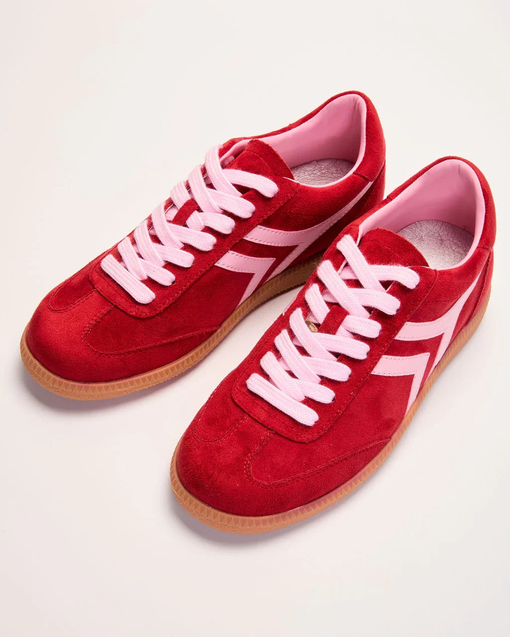 Lorilai Faux Suede Lace Up Sneakers