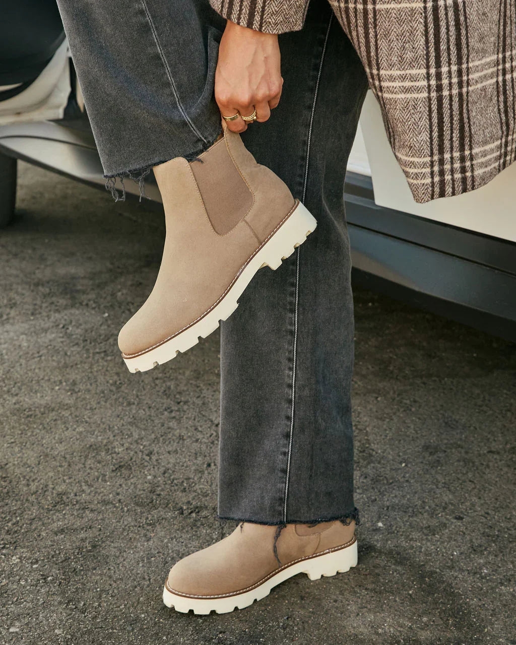 Cecilie Suede Ankle Boots