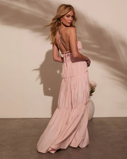 Poppy Ruched Maxi Dress