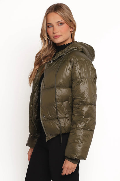 Archie Puffer Jacket Olive