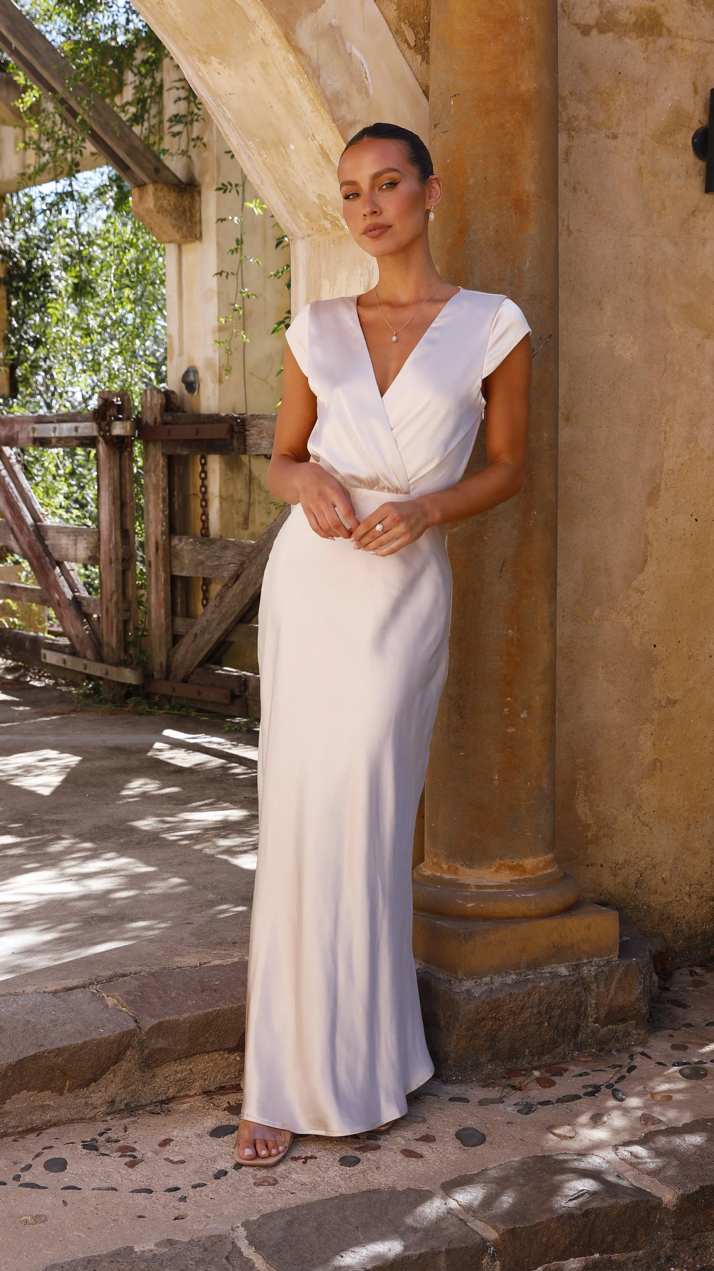 Selma Maxi Dress Champagne