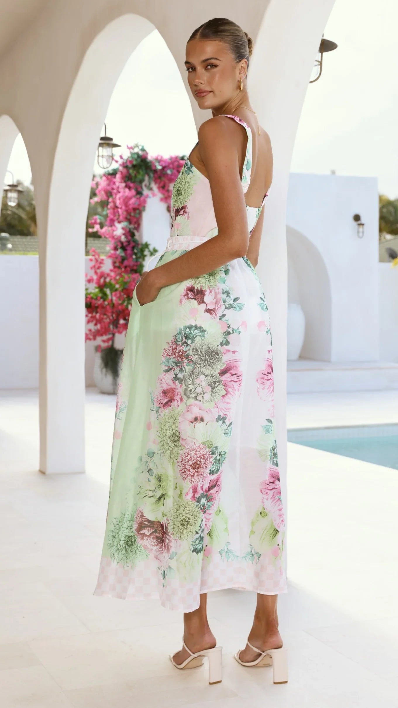 Kira Maxi Skirt Sorbet Symphony