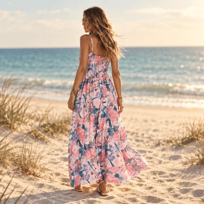 Boho Floral Maxi Dress