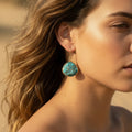 Bohemian Turquoise Dangle Earrings