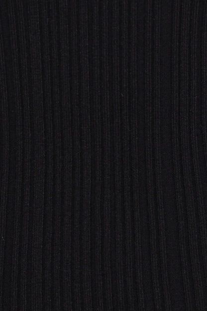 Junia Tie Back Knit Top Black