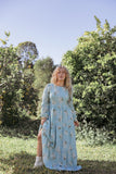 Bernice Maxi Dress Blue Floral