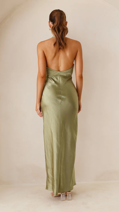 Chloe Maxi Dress Olive
