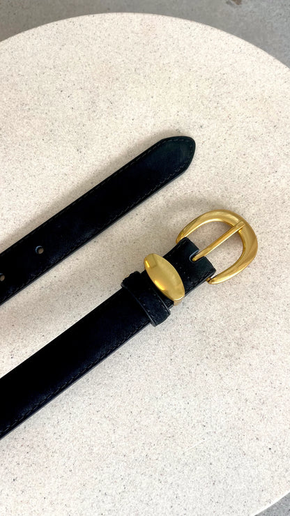 Maya Leather Belt Black
