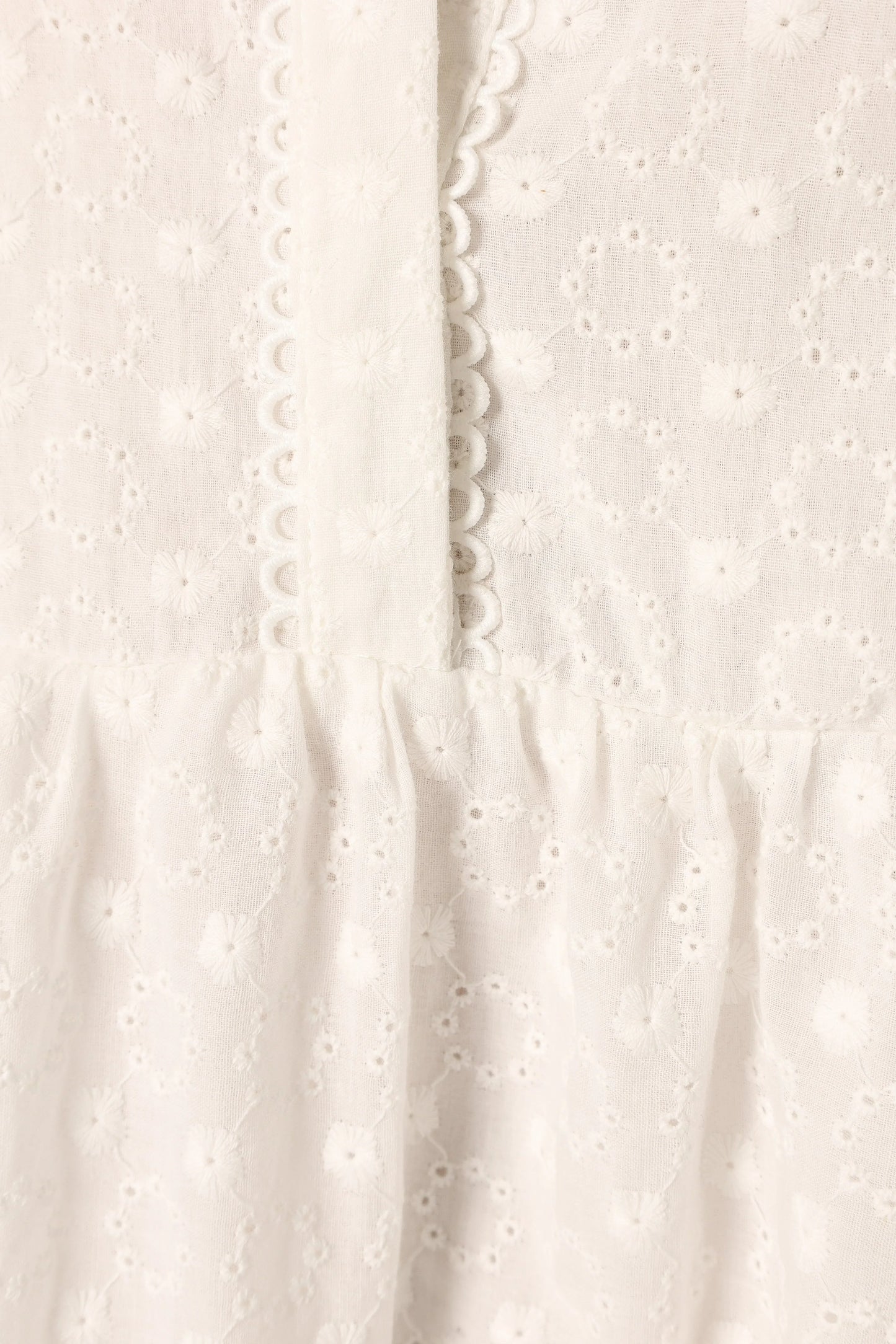 Delia Long Sleeve Mini Dress White