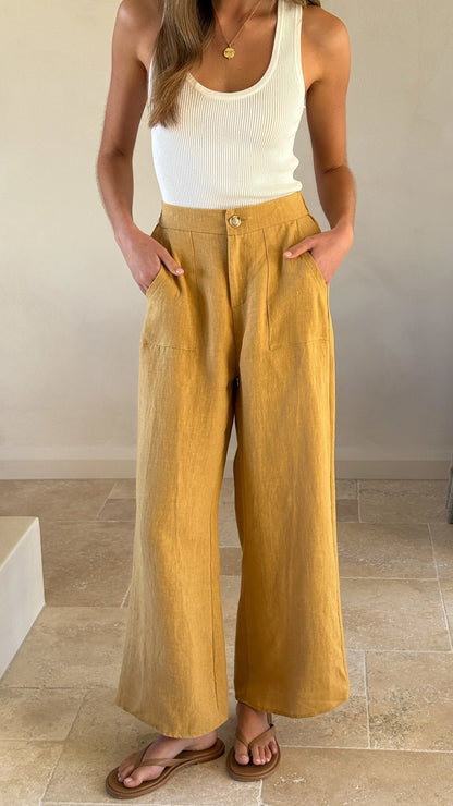 Jude Pants Mustard