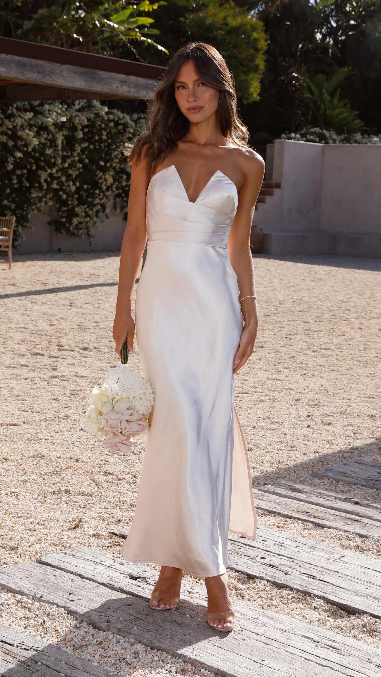 Valerie Maxi Dress Champagne