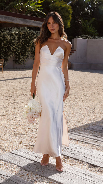Valerie Maxi Dress Champagne