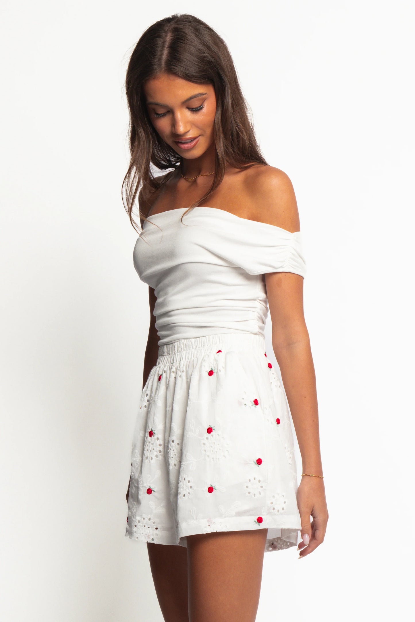 Aisha Shorts White