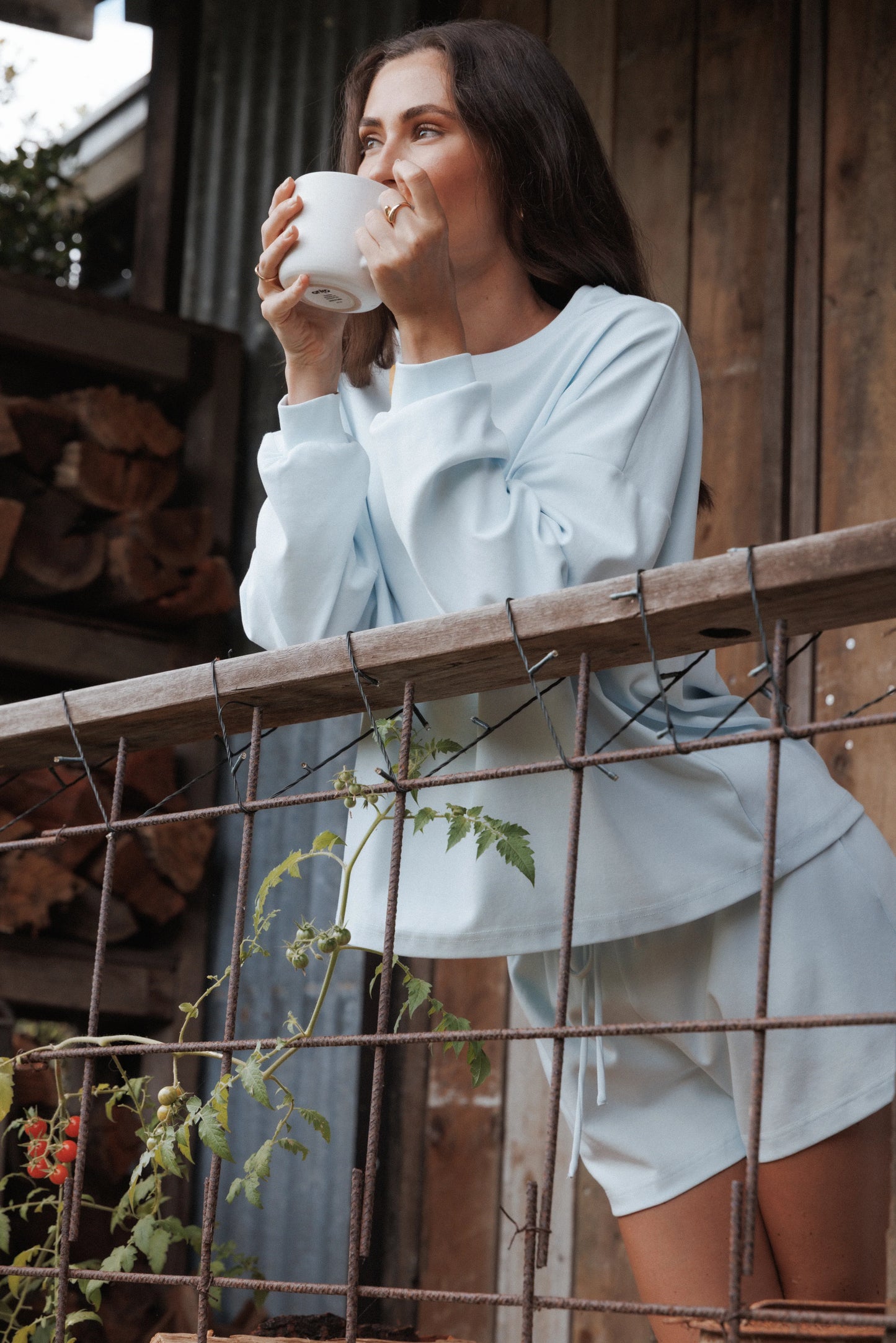 Eliza Short Set Ice Blue