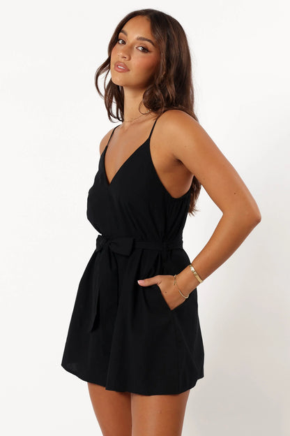 Laddie Romper Black