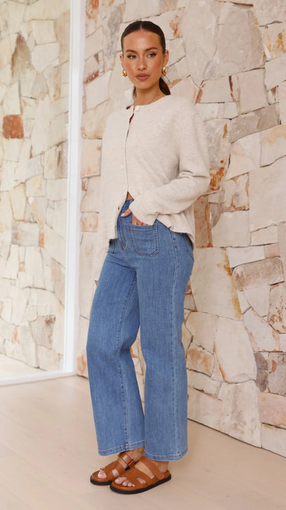 Carinna Knit Jumper Beige