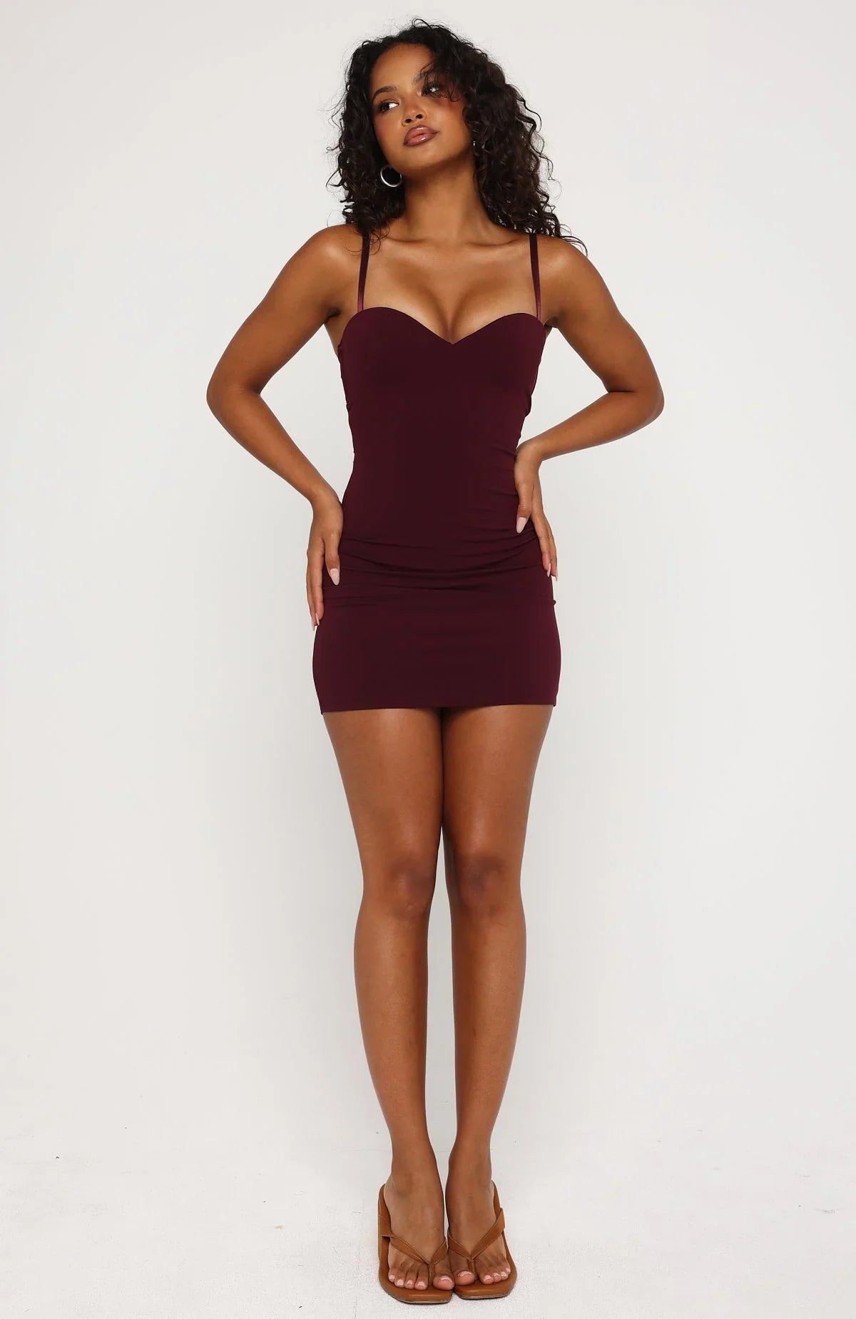 I Know You Tried Mini Dress Wine