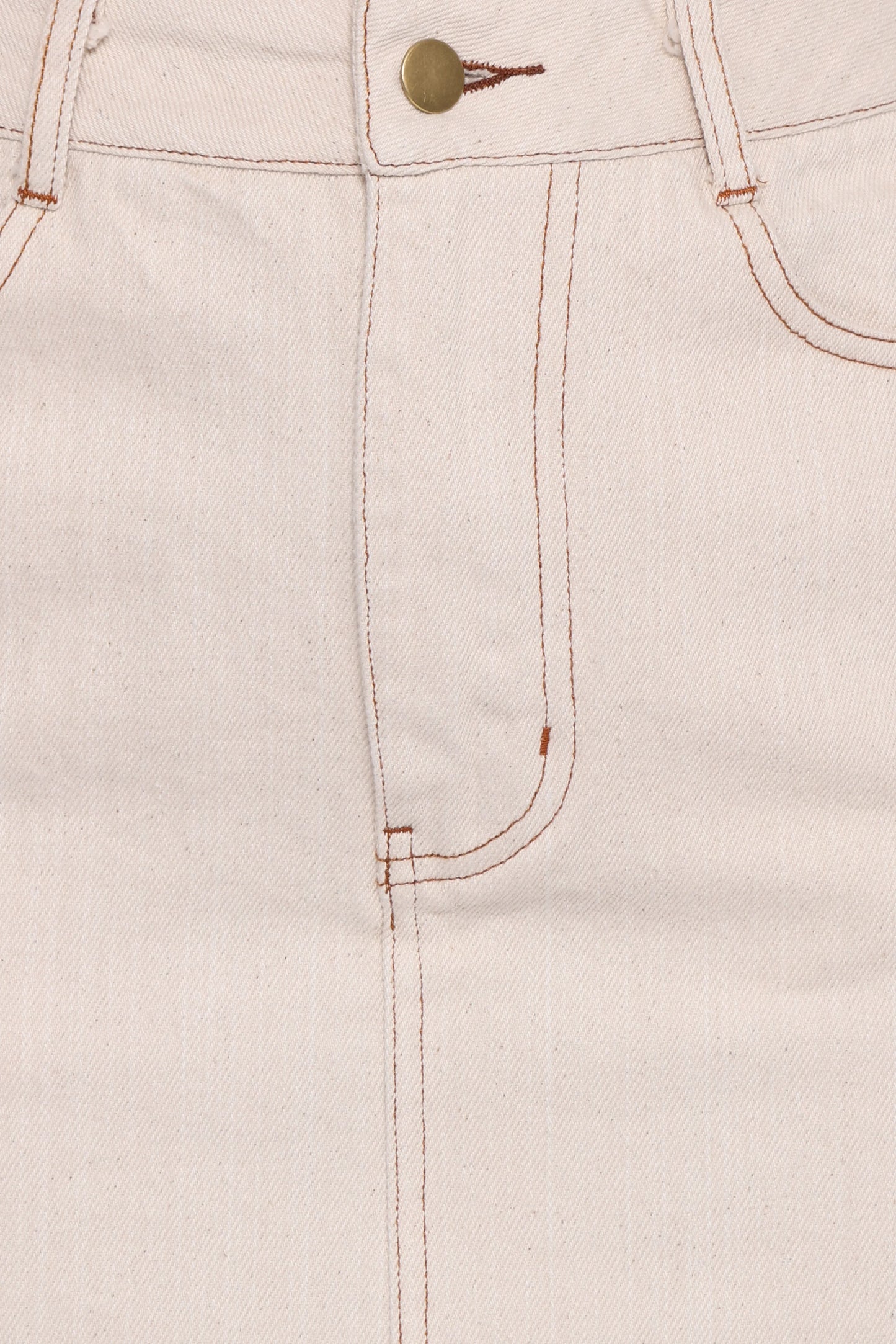 Dana Denim Midi Skirt Bone