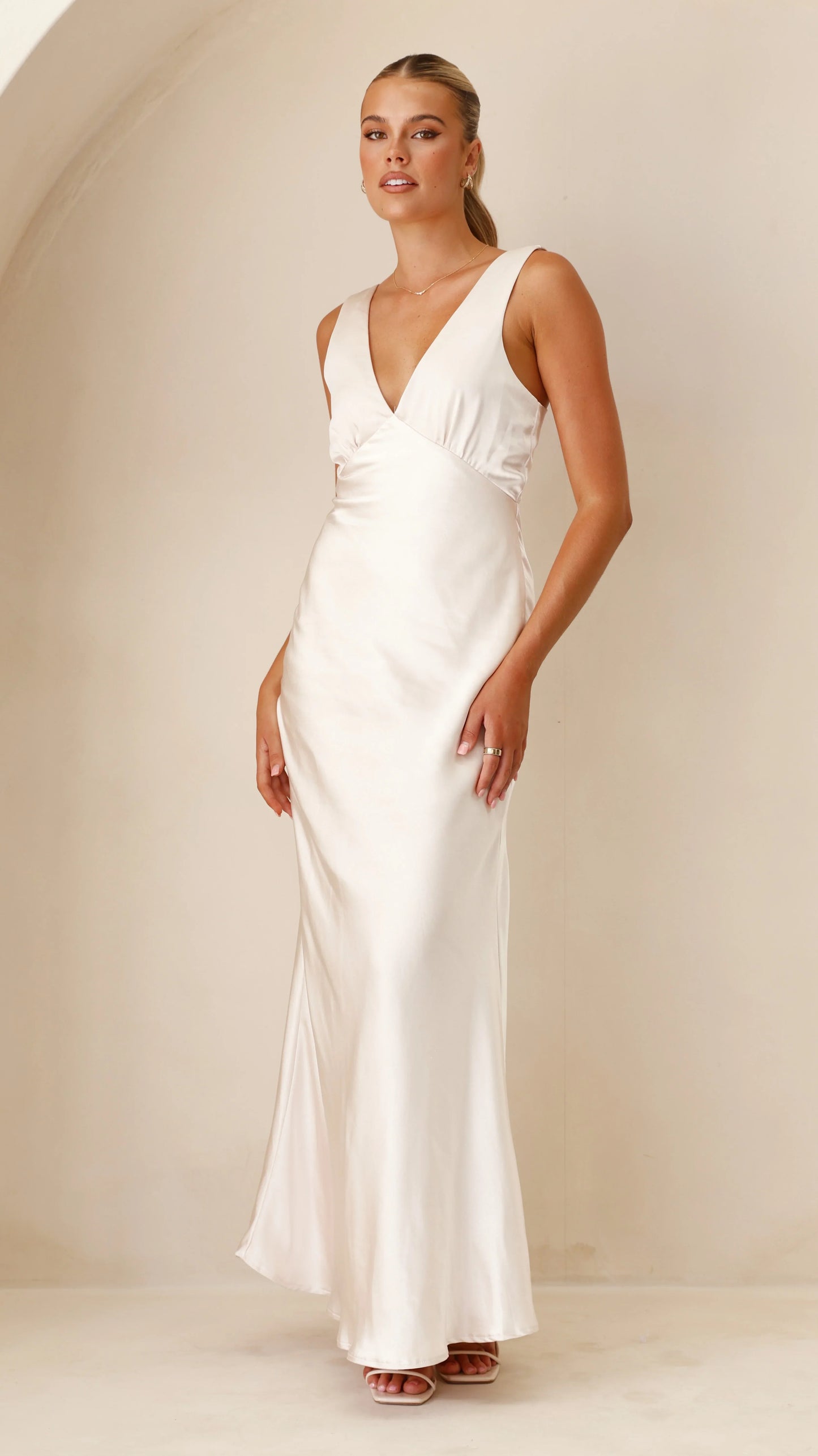 Sofia Maxi Dress Champagne