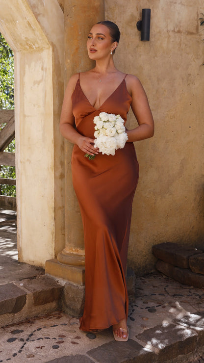 Ziah Maxi Dress Copper
