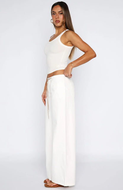 Never Really Over Pants White