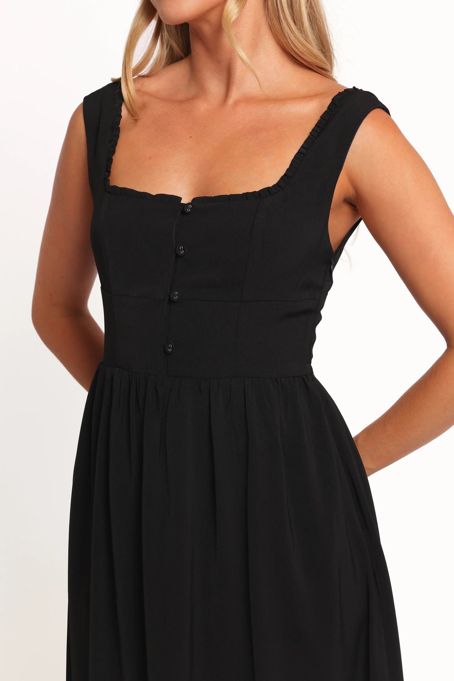 Melrose Midi Dress Black