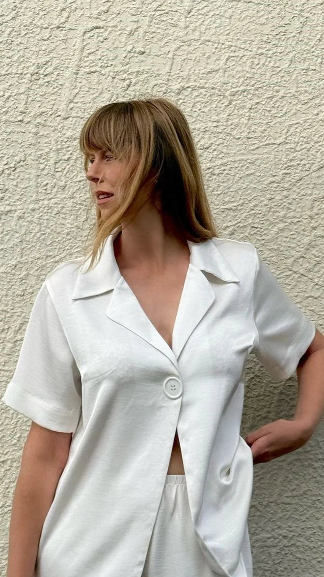 Imogen Button Shirt Cream