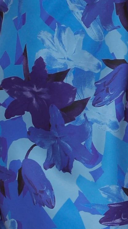 Miya Mini Dress Blue Floral