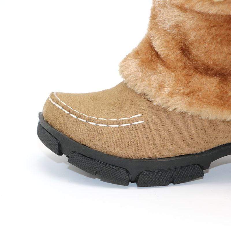 Mid Calf Thick Fur Boots 4 Colors