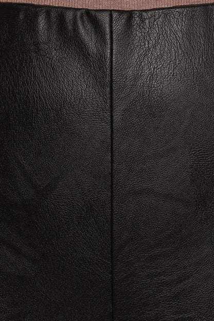 Kathi Faux Leather Pant Black