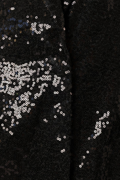 Delaney Sequin Blazer Black