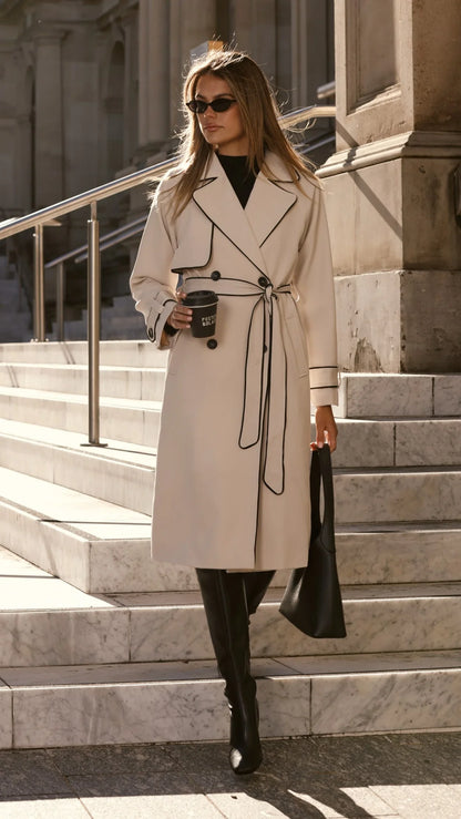 Blanca Trench Coat Beige