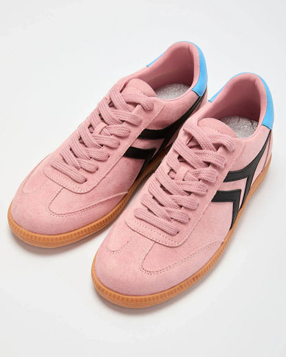 Lorilai Faux Suede Lace Up Sneakers