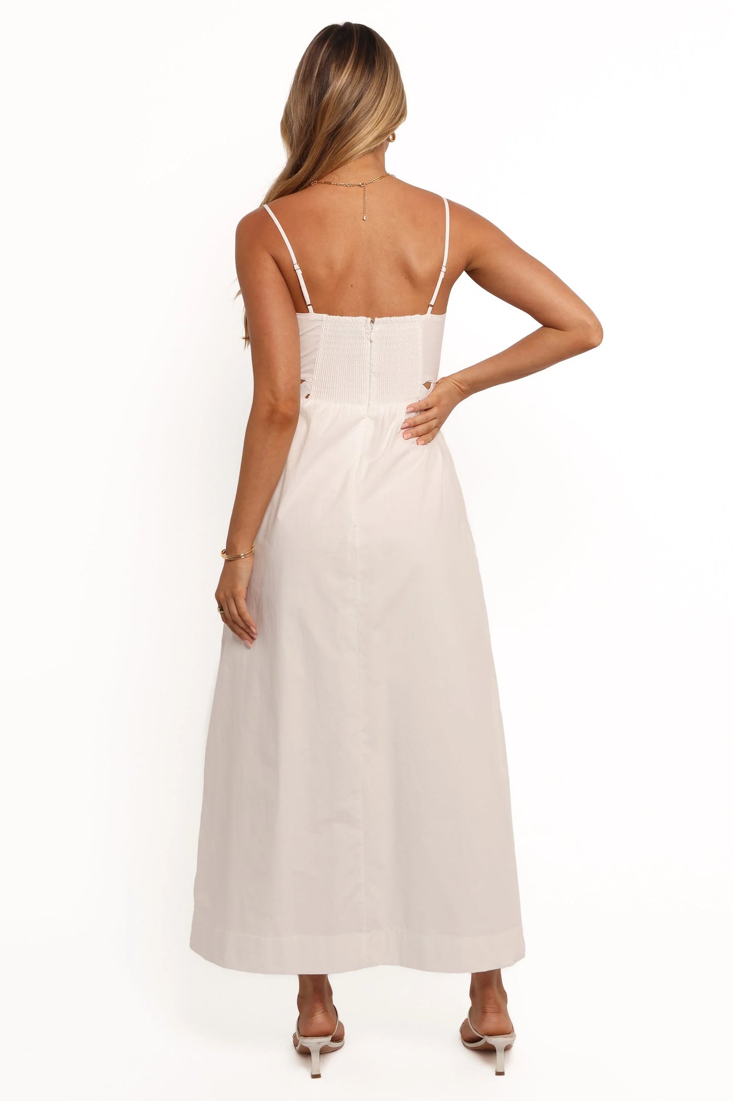 Angelus Midi Dress White