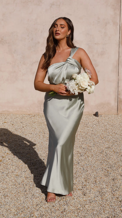 Greta Maxi Dress Sage
