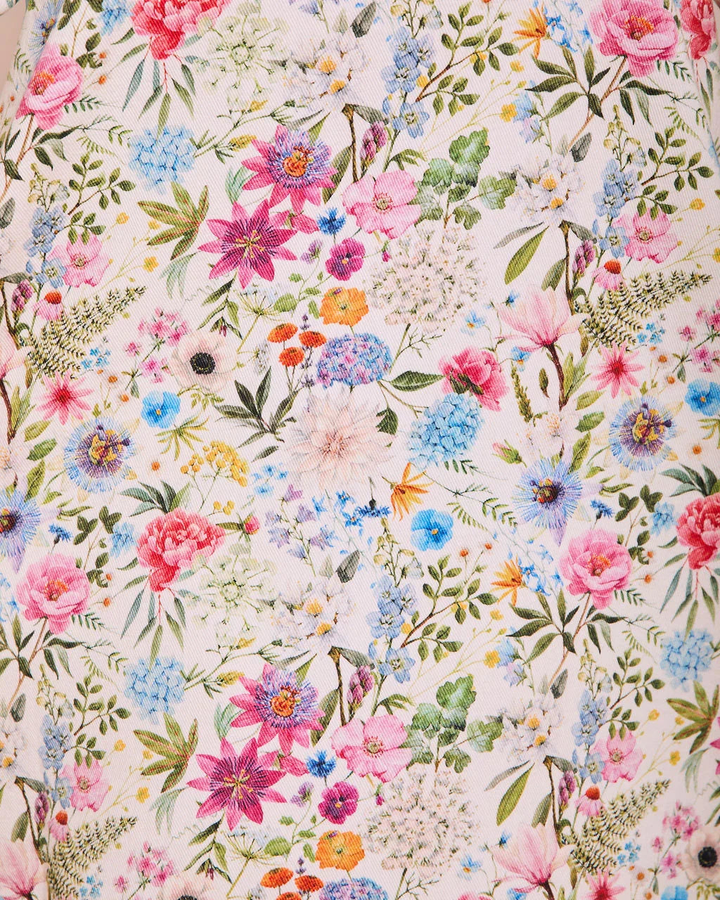 Dandelion Drift Floral Mini Shirt Dress