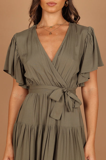 Barker Dress Olive