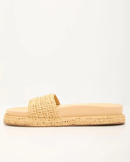 Devena Raffia Platform Sandal