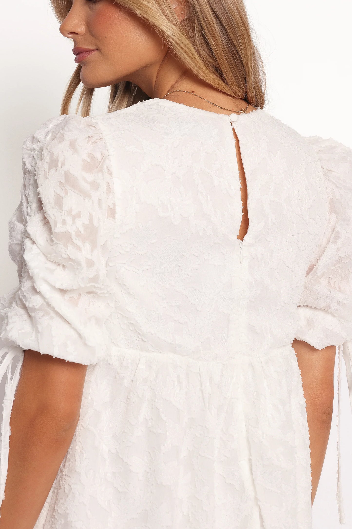 Giselle Mini Dress White Floral