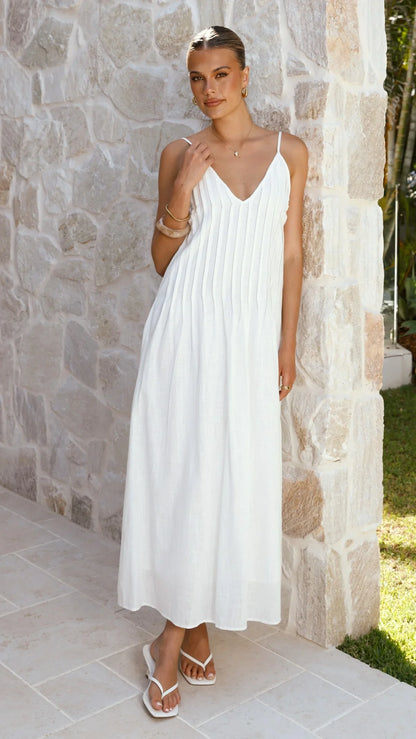Aspen Maxi Dress White