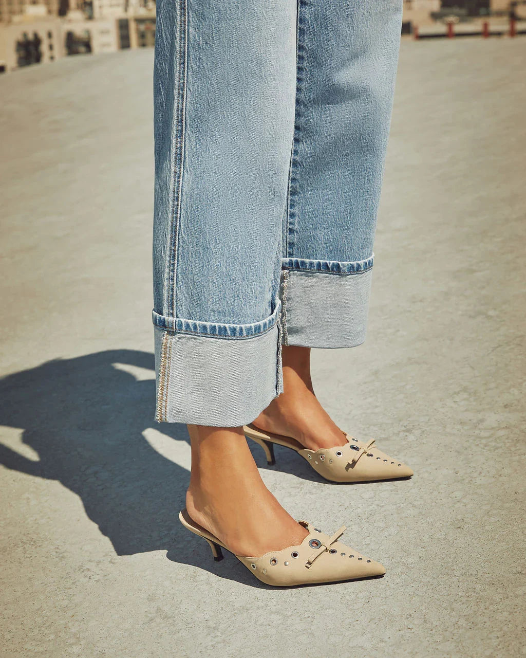 Harden Stretch High Rise Straight Leg Cropped Jeans