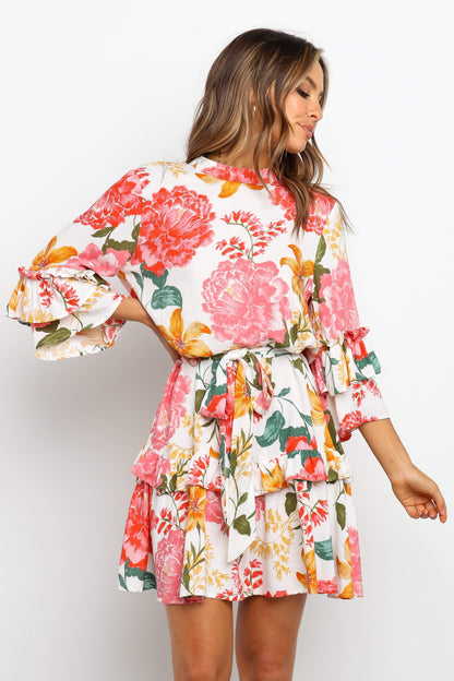 Peta Dress White