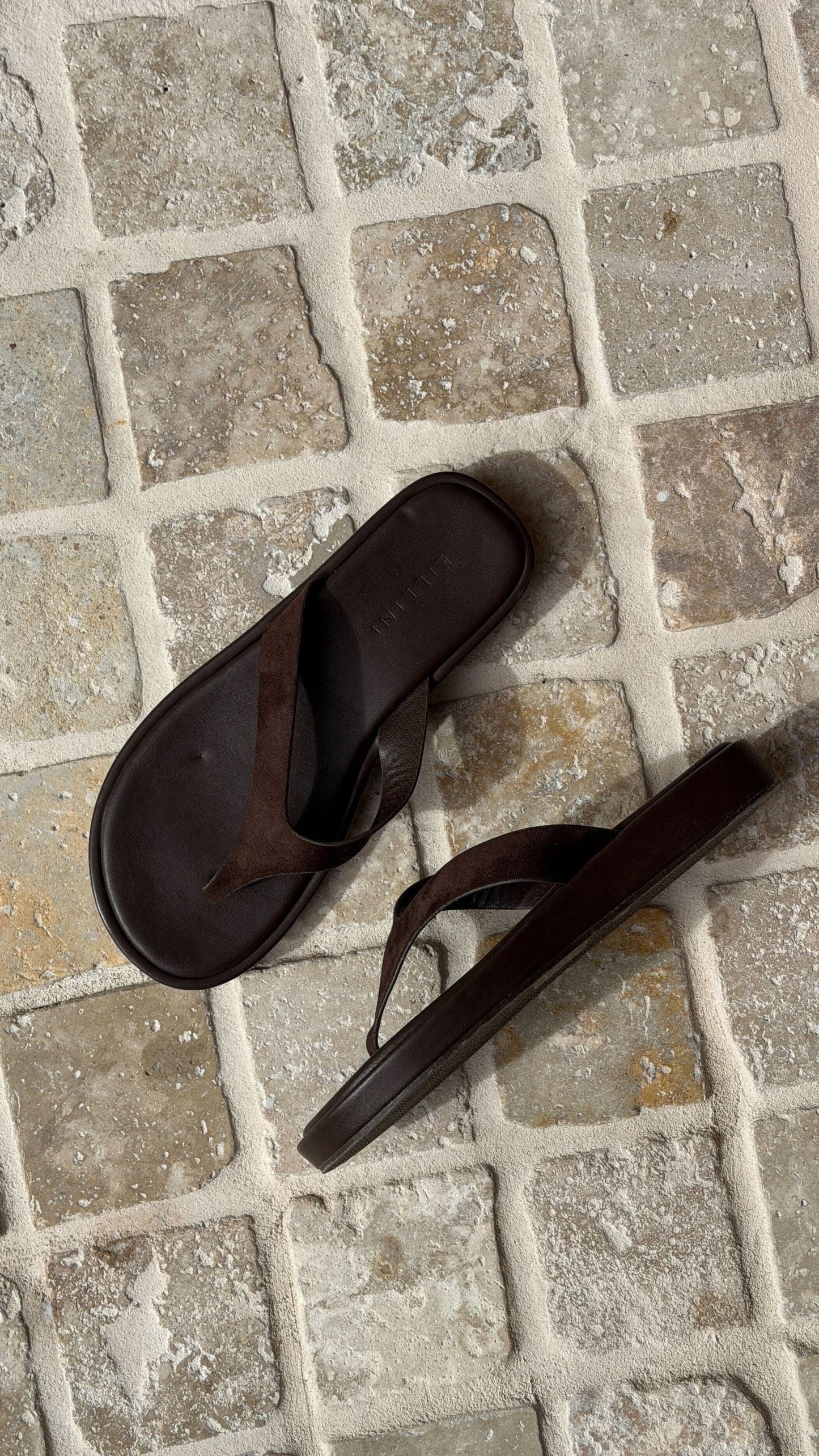 Orianna Slide Dark Cacao Suede