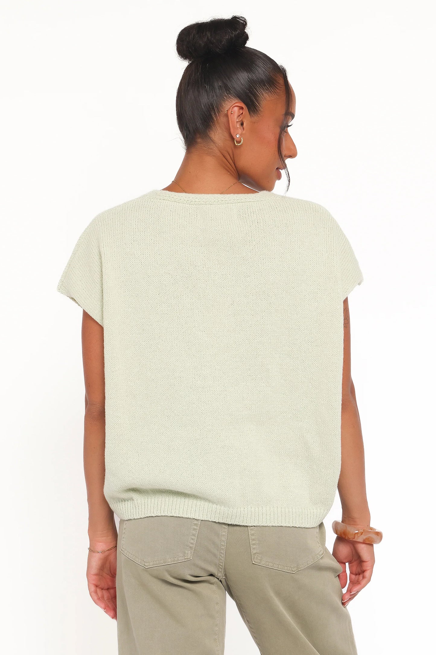 Mariana Knit Vest Sage
