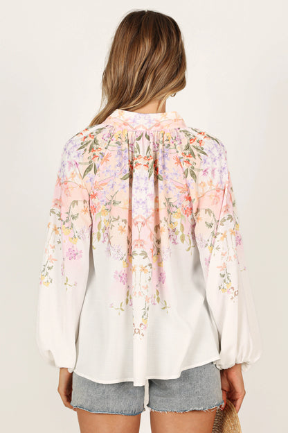 Tiarna Shirt White Floral