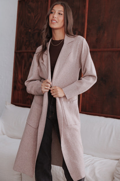 Venda Coatigan Light Brown