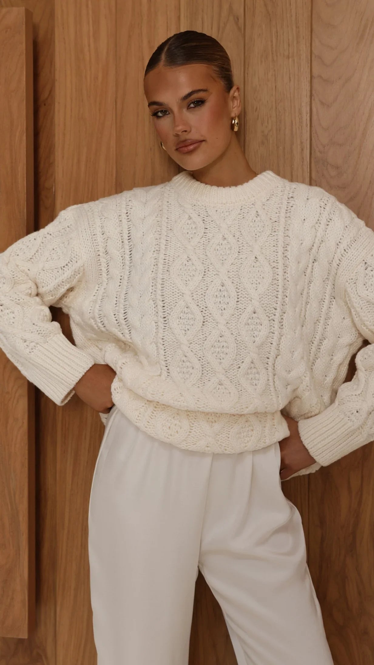 Valentina Knit Sweater Cream