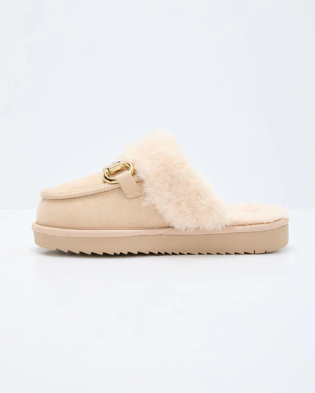 Toasted Oat Suede Horsebit Loafers