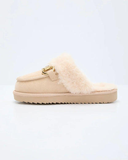 Toasted Oat Suede Horsebit Loafers