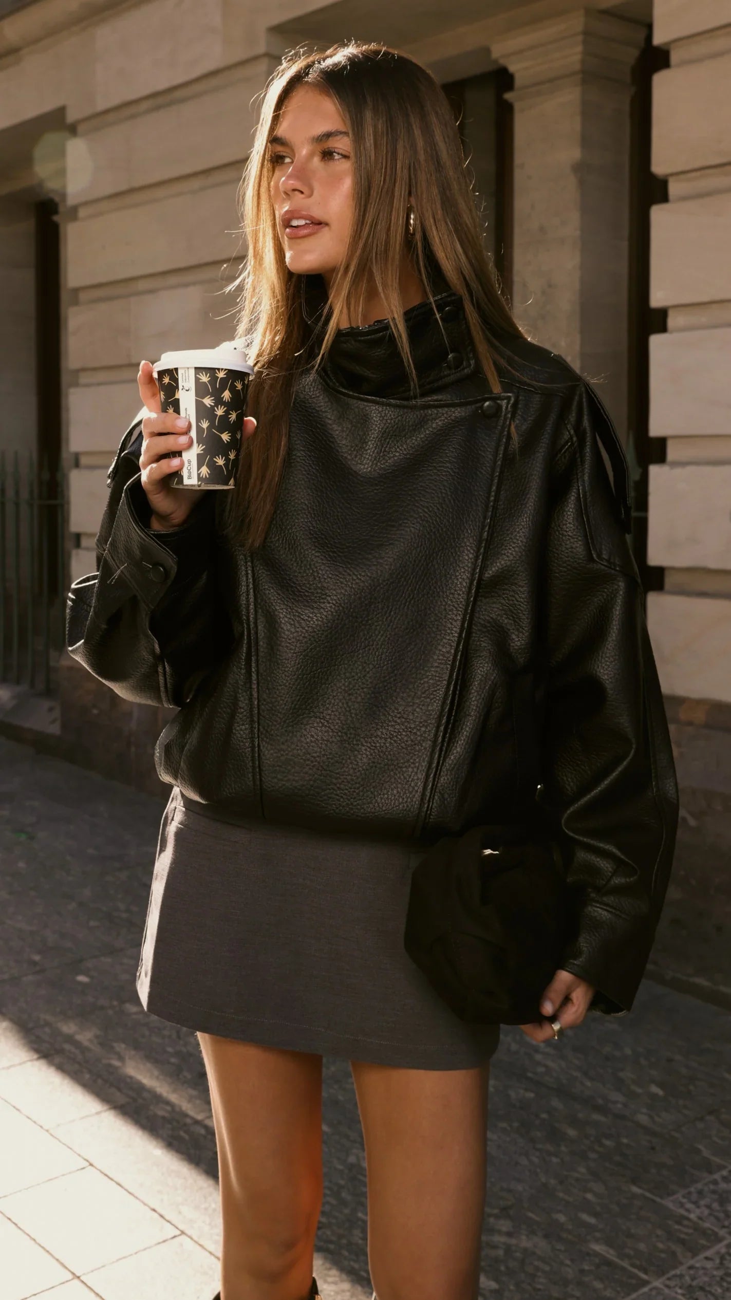 Asher Bomber Jacket Black